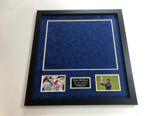 Premium Frame Kit - 2014 Open at Royal Liverpool Golf Flag (Rory McIlroy Won)