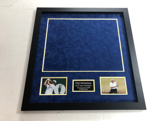 Premium Frame Kit - 2013 Open at Muirfield Golf Flag (Phil Mickelson Won)