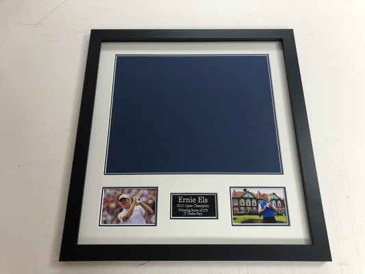 Standard Frame Kit - 2012 Open at Royal Lytham & St Annes Golf Flag (Ernie Els Won)