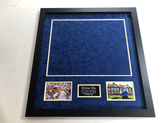 Premium Frame Kit - 2012 Open at Royal Lytham & St Annes Golf Flag (Ernie Els Won)