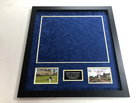 Premium Frame Kit - 2010 Open at St Andrews Golf Flag (Louis Oosthuizen Won)