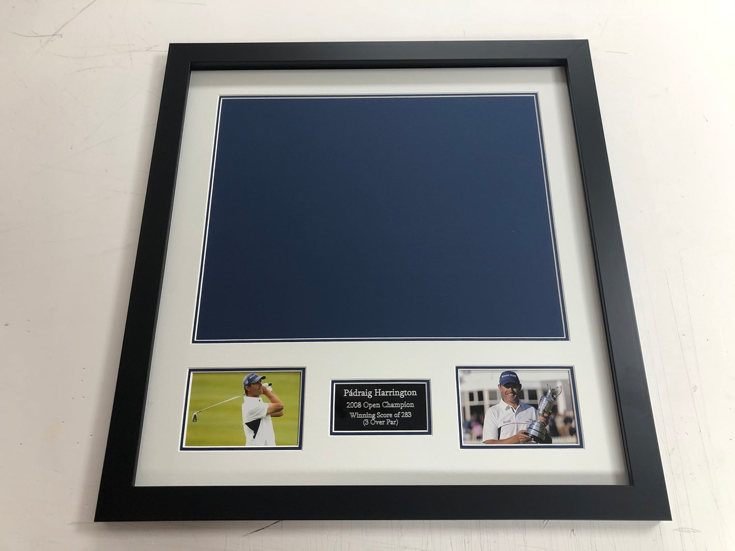 Standard Frame Kit - 2008 Open at Royal Birkdale Golf Flag (Pádraig Harrington Won)
