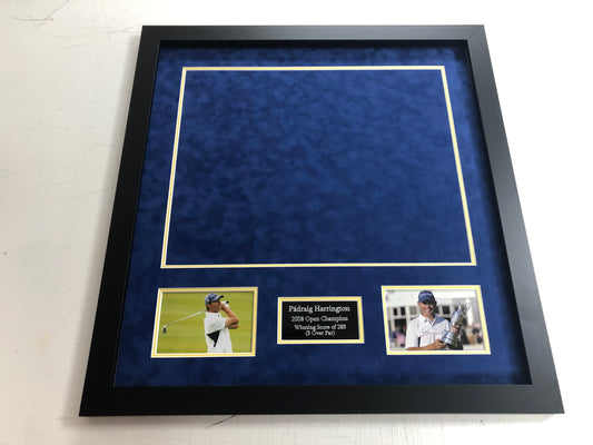 Premium Frame Kit - 2008 Open at Royal Birkdale Golf Flag (Pádraig Harrington Won)
