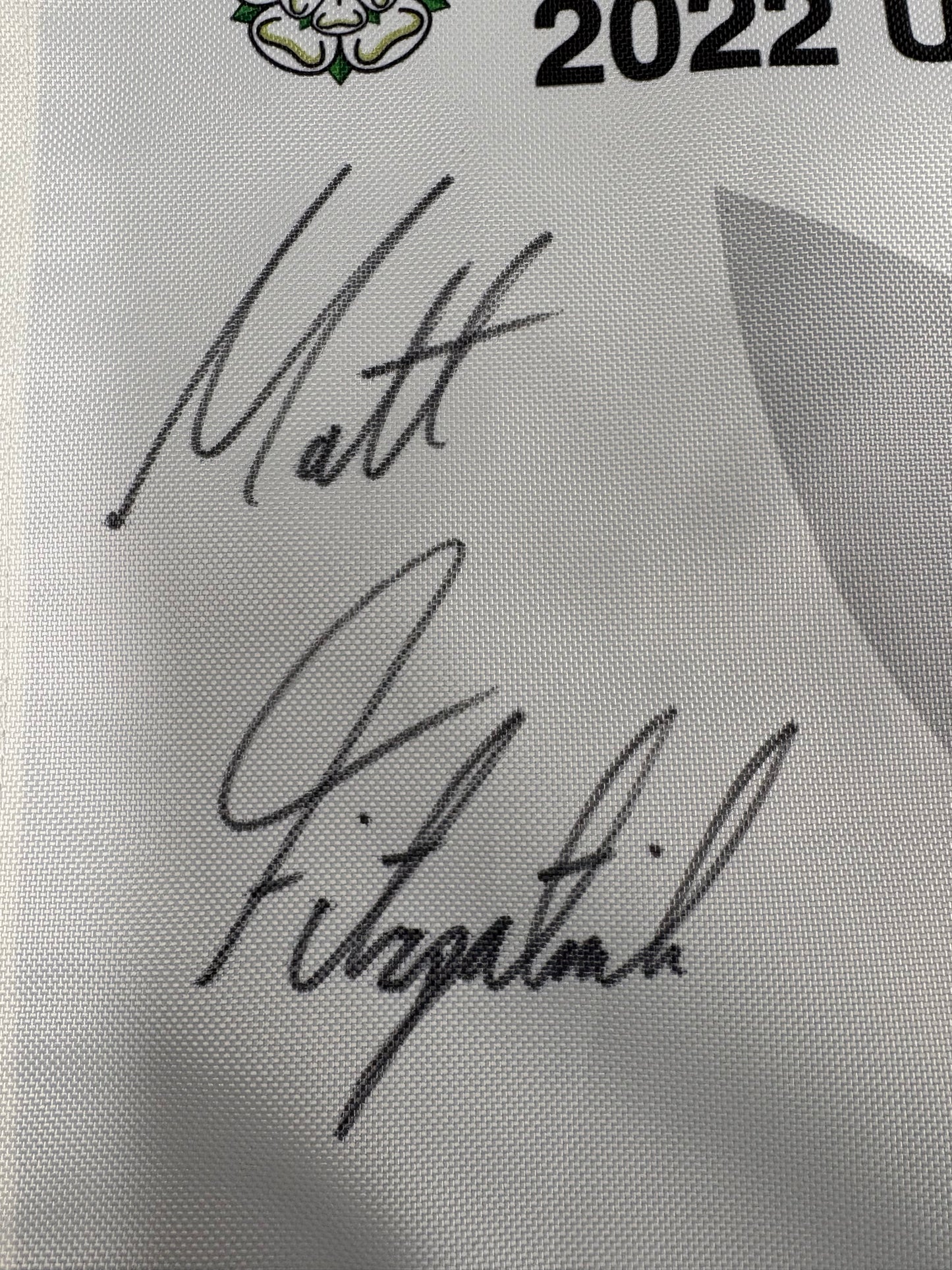 Matt Fitzpatrick Winner Signed 2022 US Open Limited Edition Sheffield United Golf Pin Flag + Dealer COA