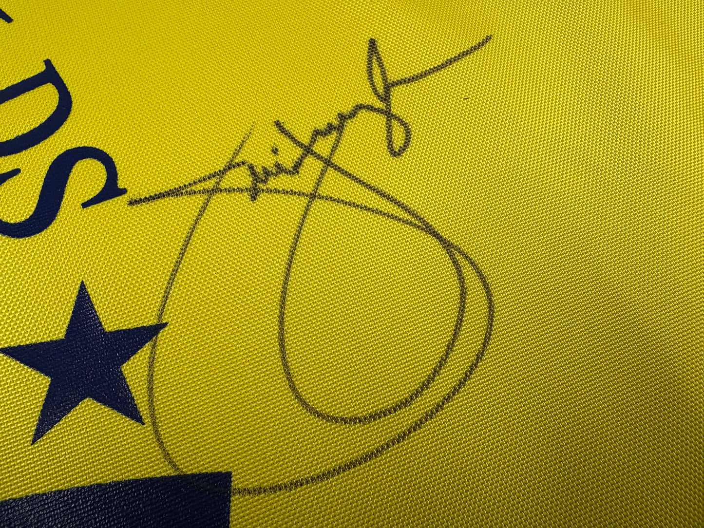 Jim Furyk Winner Signed 2003 US Open at Olympia Fields Golf Pin Flag + Dealer COA