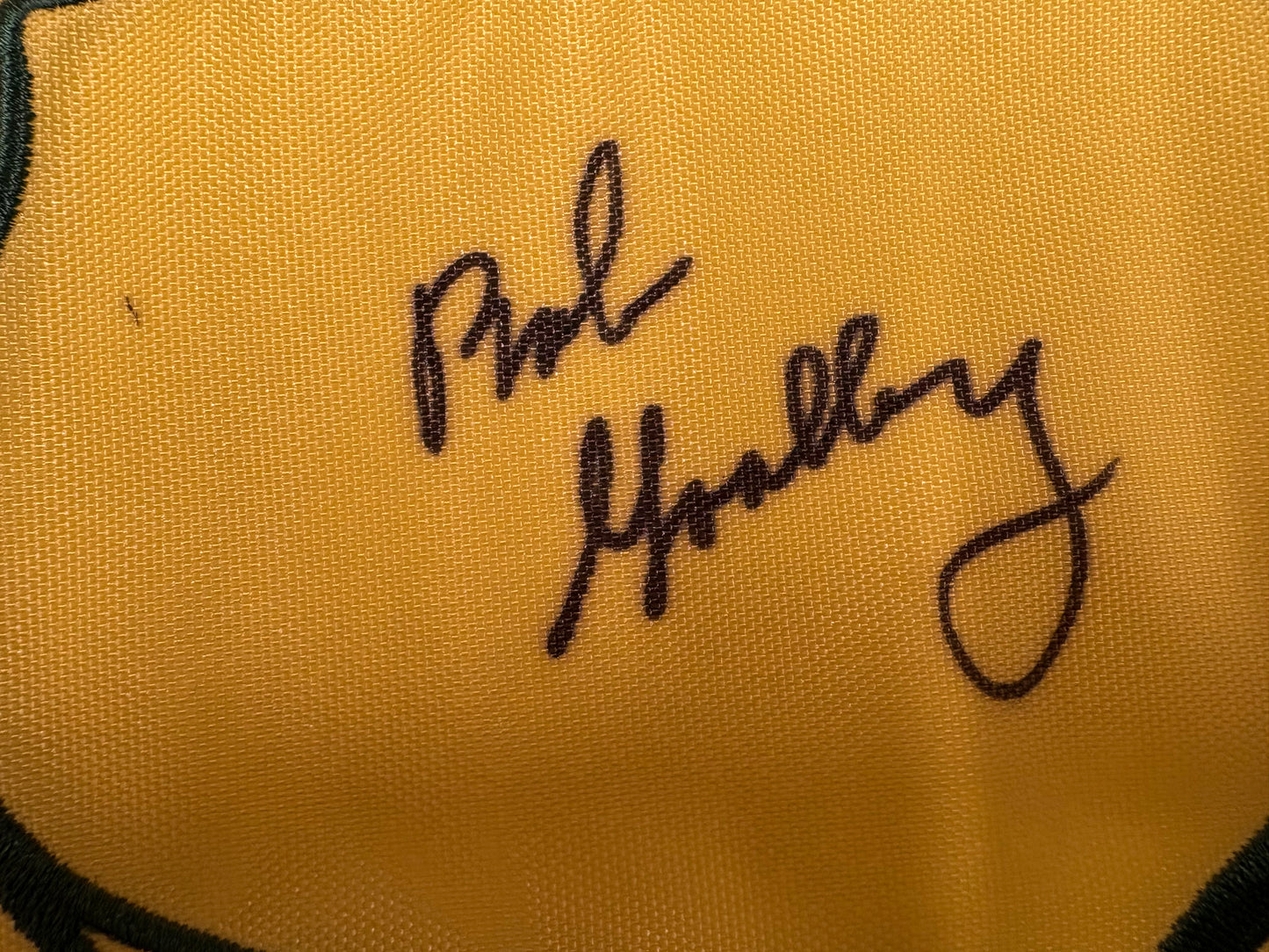 Bob Goalby Signed 2013 Masters Golf Pin Flag + Dealer COA