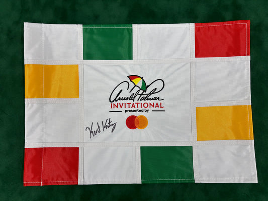 Kurt Kitayama 2023 Winner Signed Arnold Palmer Invitational Golf Flag + Dealer COA