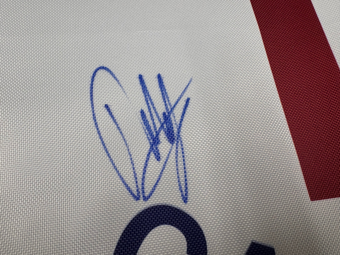 Francesco Molinari Winner Signed 147th Open at Carnoustie White Golf Flag + Dealer COA