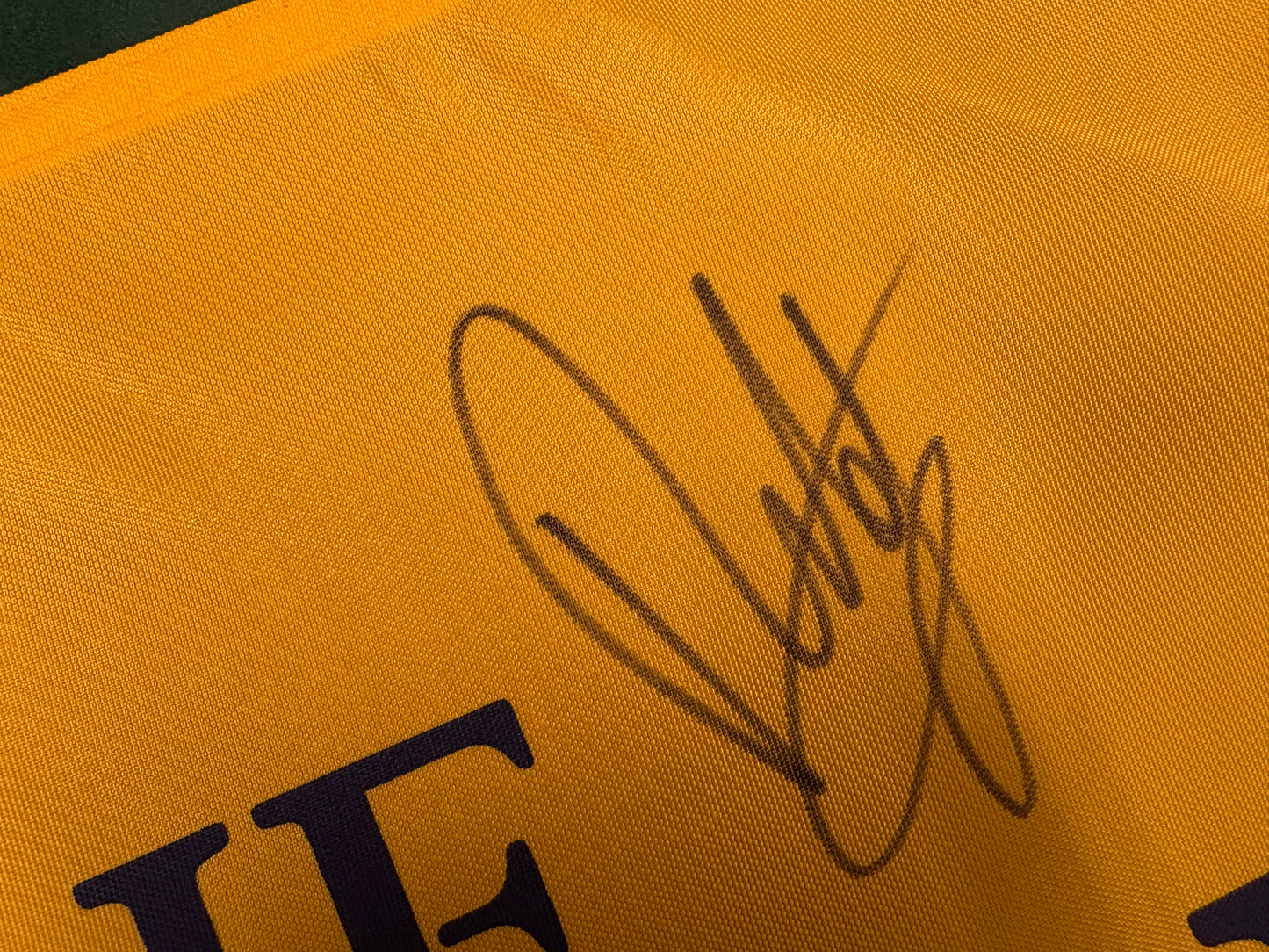 Francesco Molinari Winner Signed 147th Open at Carnoustie Golf Flag + Dealer COA