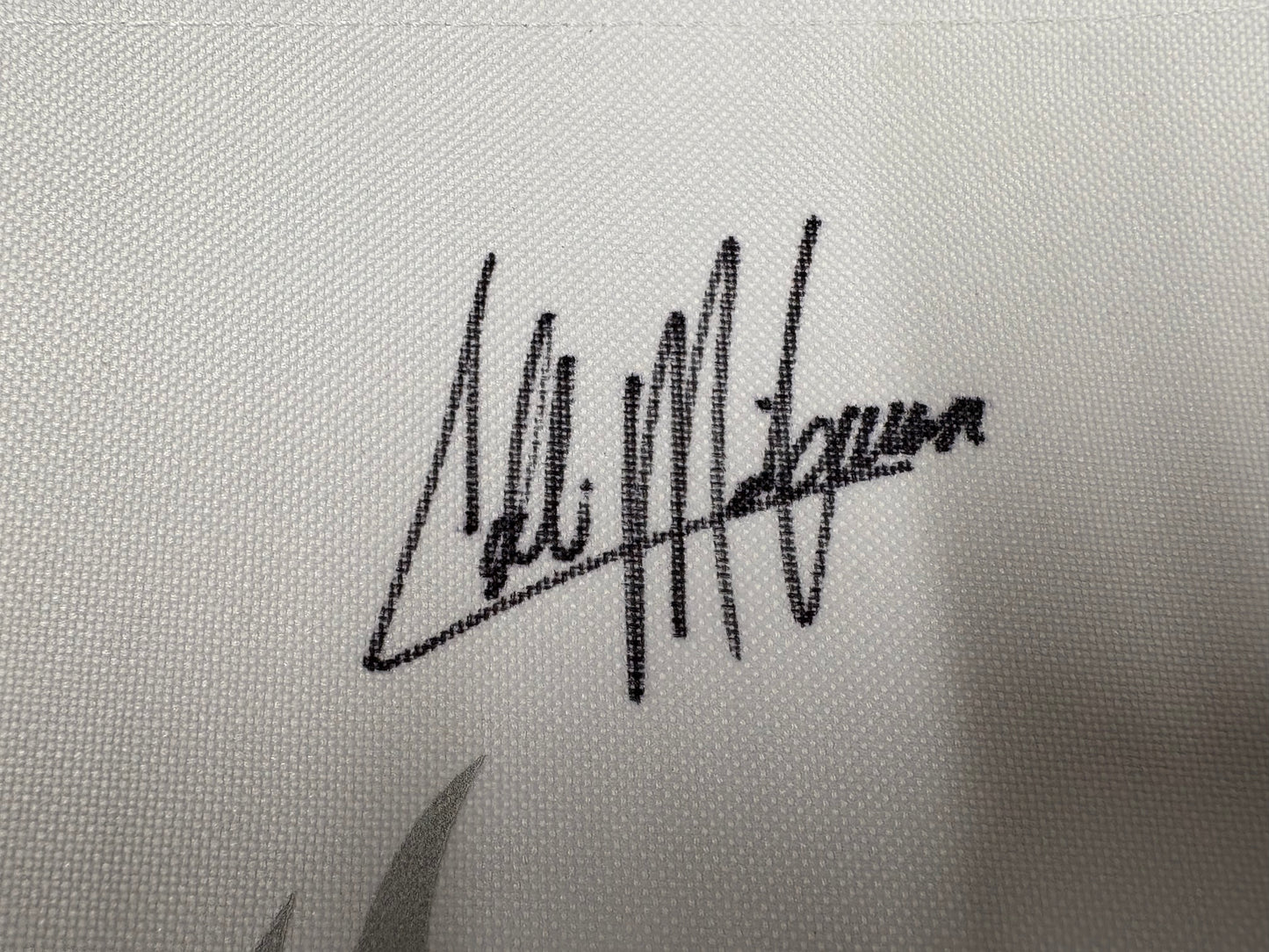 Collin Morikawa Signed Abu Dhabi HSBC Championship Golf Flag + Dealer COA