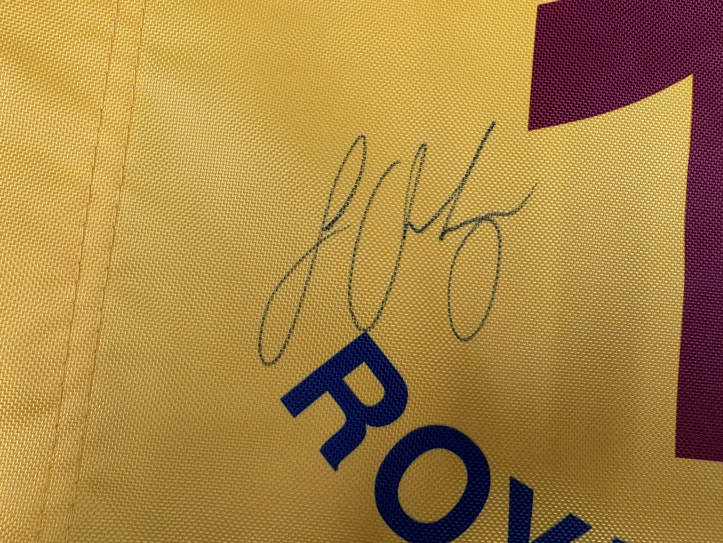 Louis Oosthuizen Signed 122nd Open at Royal St George's Golf Flag + Dealer COA