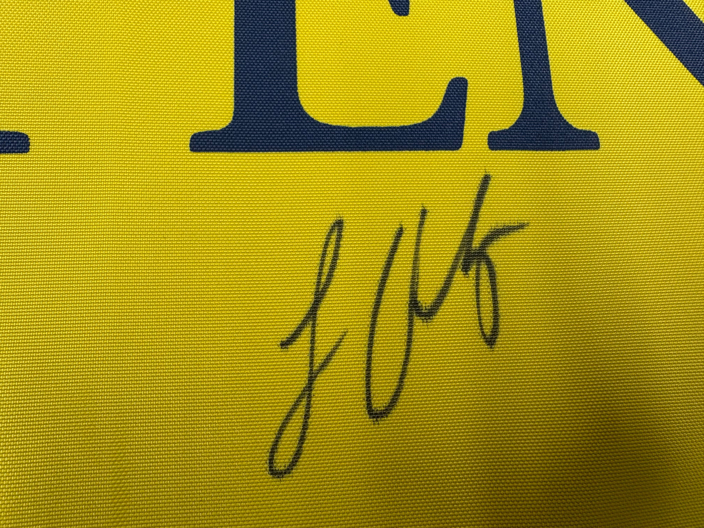 Louis Oosthuizen Signed Undated The Open Golf Flag + Dealer COA