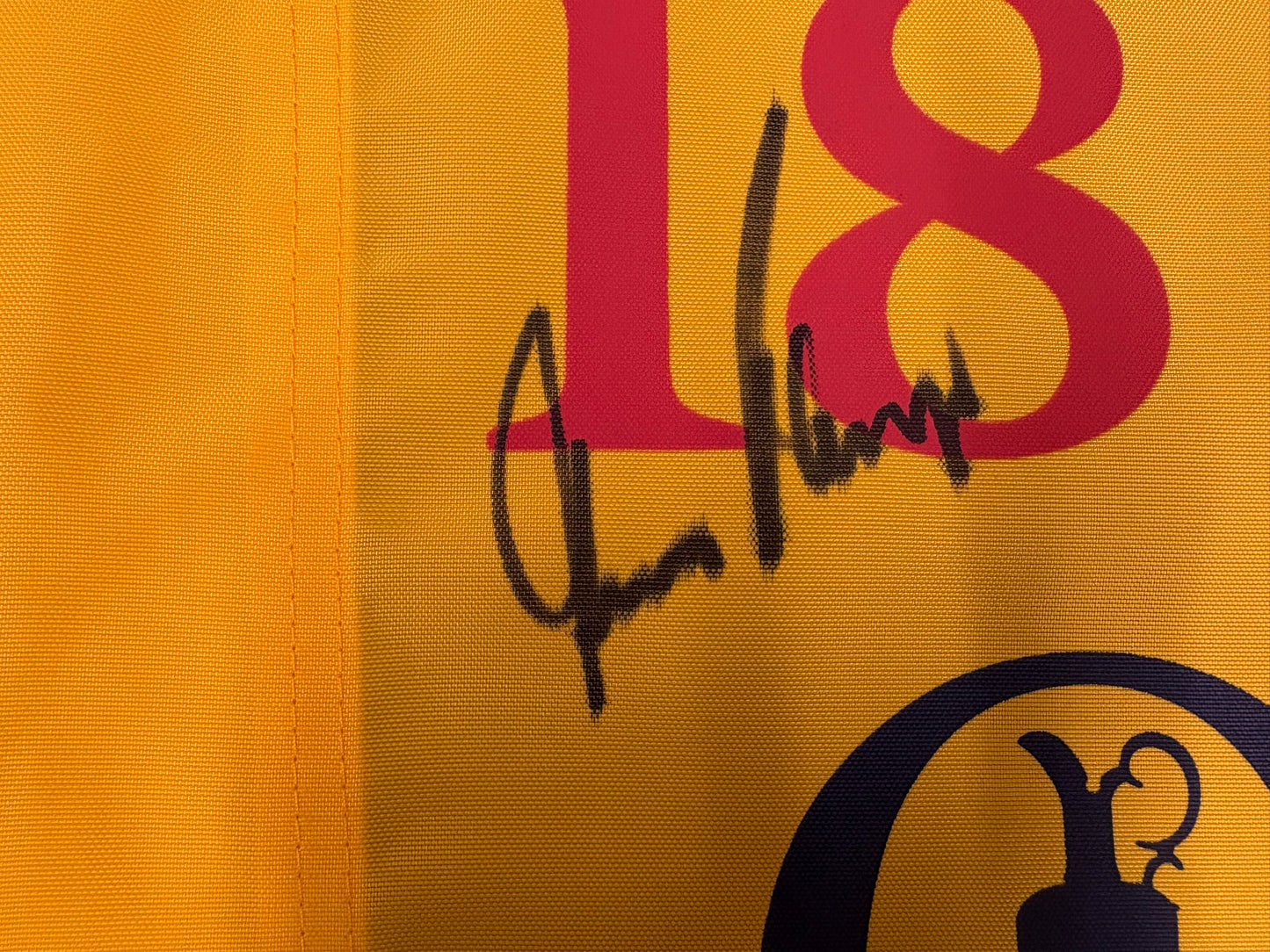 Gary Player Signed 150th Open at St Andrews Golf Flag + Dealer COA