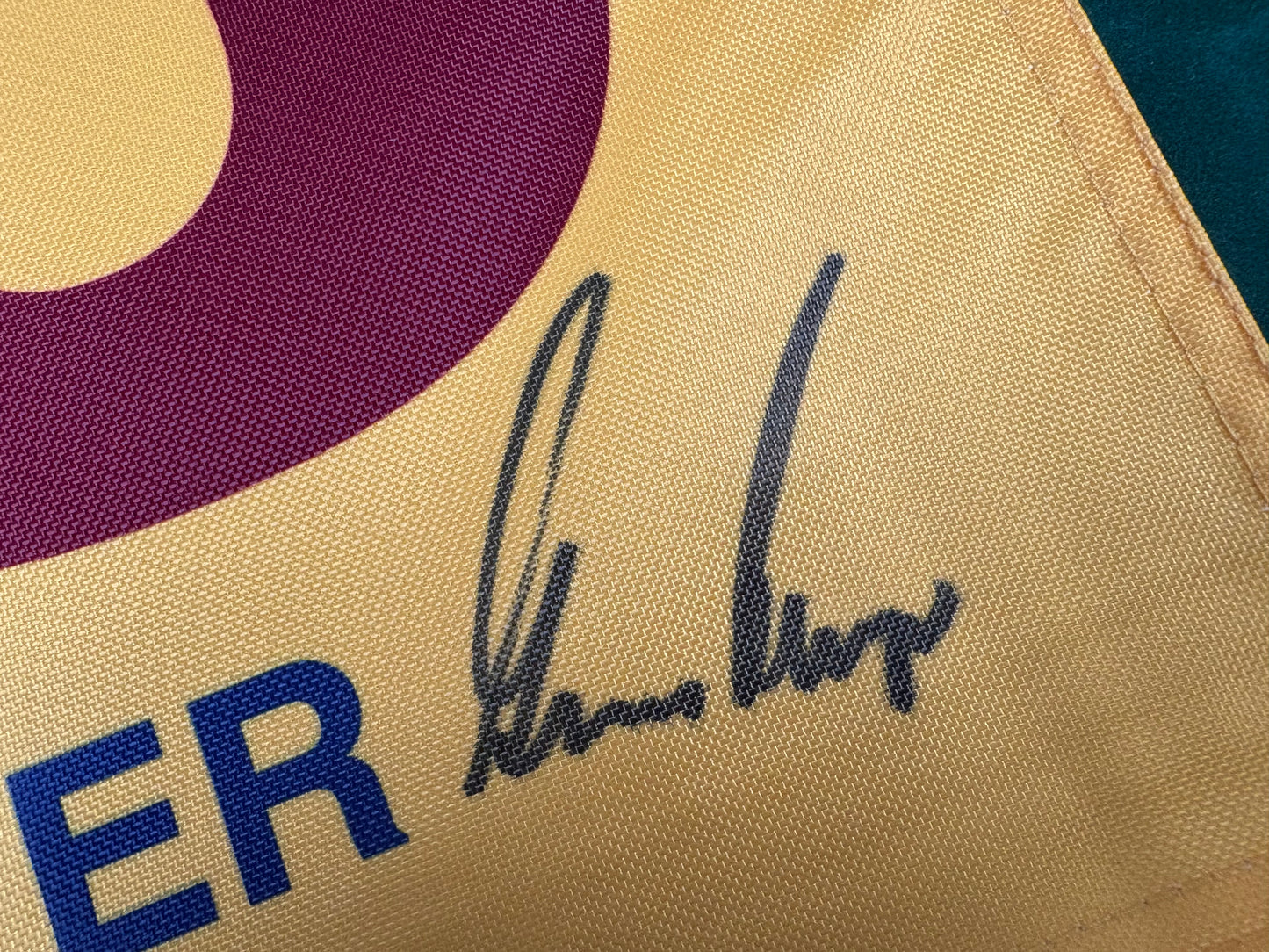 Gary Player Three-Time Open Champion Signed Golf Flag + Dealer COA