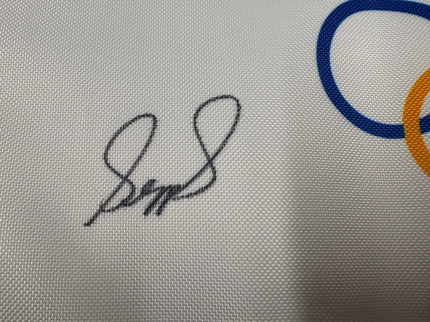 Sepp Straka Signed Paris 2024 Olympic Golf Flag + Dealer COA