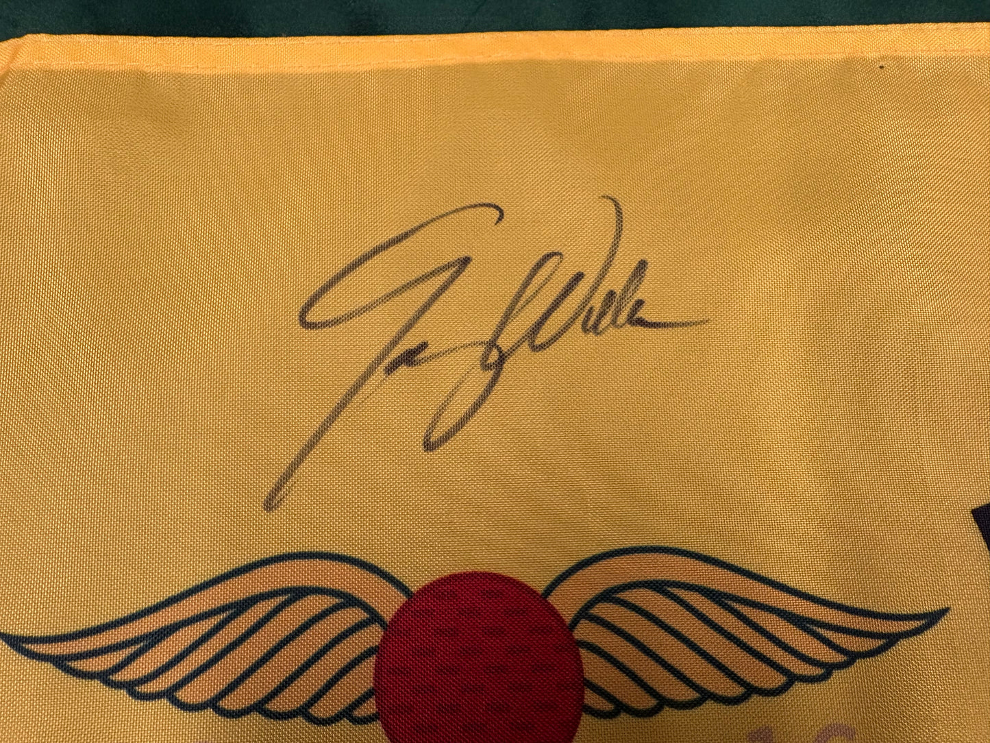 Jimmy Walker Winner Signed 2016 PGA Championship at Baltusrol Golf Flag + Dealer COA