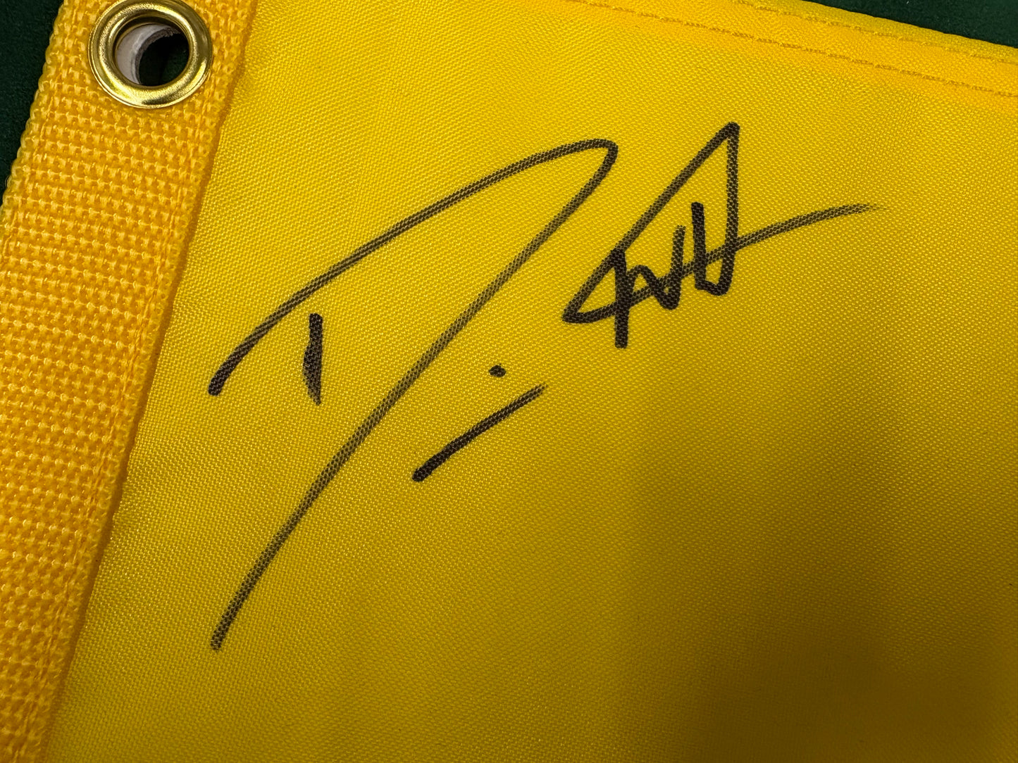 Danny Willett Signed 2016 Ryder Cup at Hazeltine Golf Flag + Dealer COA