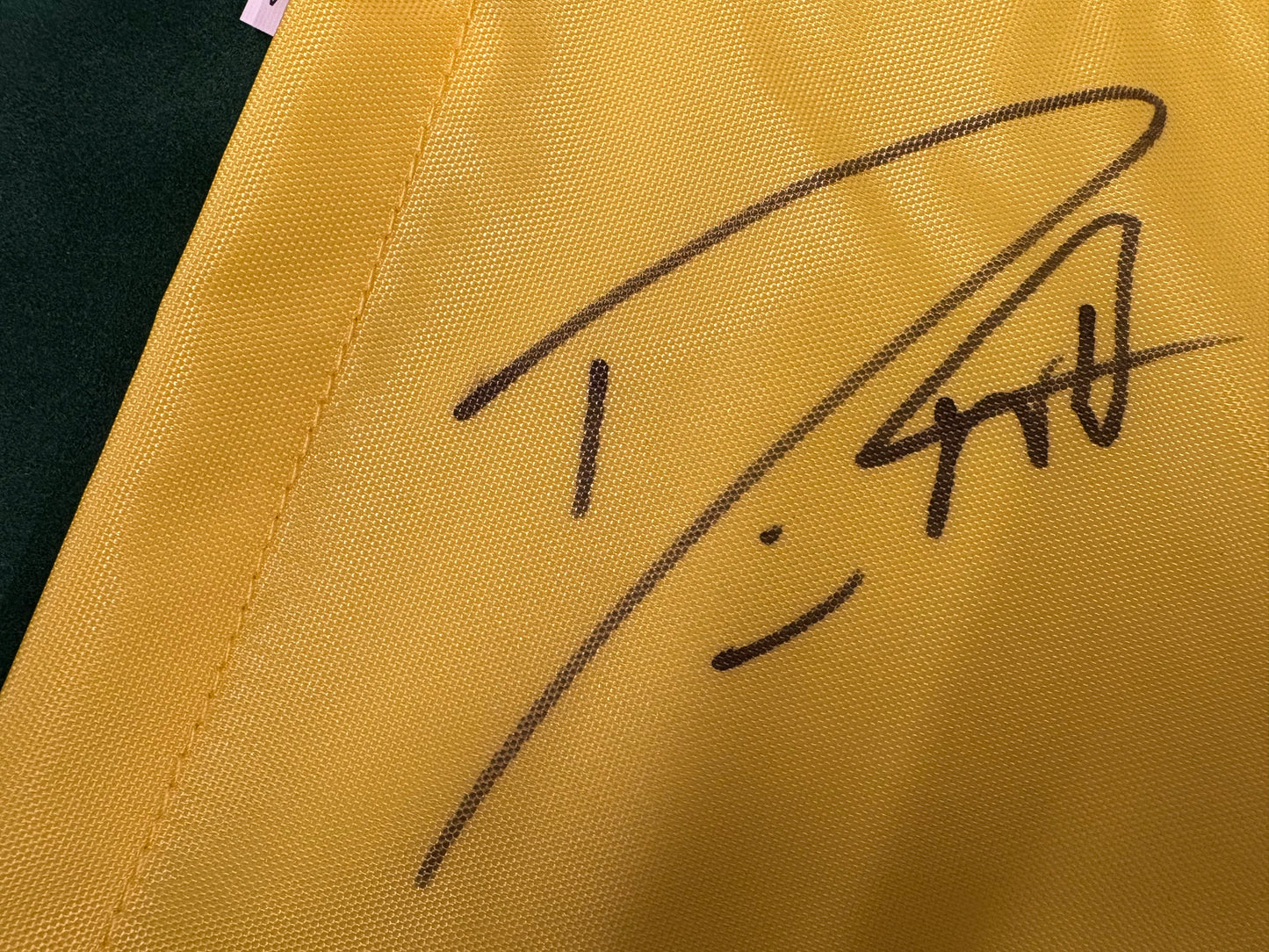 Danny Willett Signed 2013 Masters Golf Flag + Dealer COA