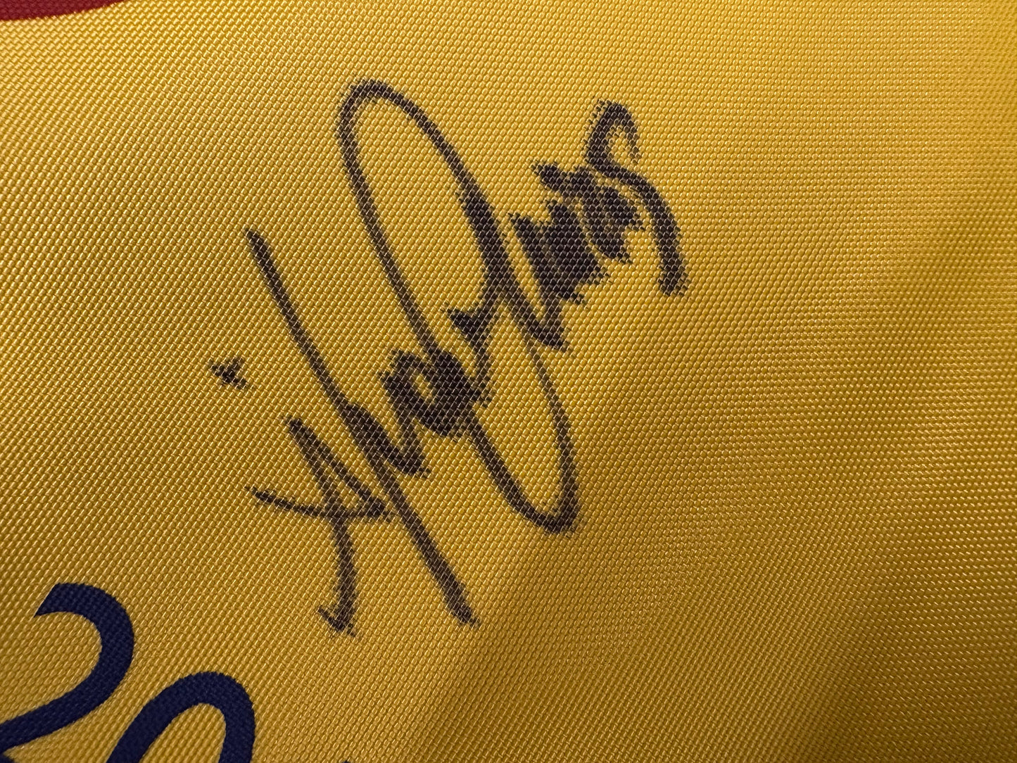 Álvaro Quirós Signed 2012 Open at Royal Lytham & St Annes Golf Flag + Dealer COA