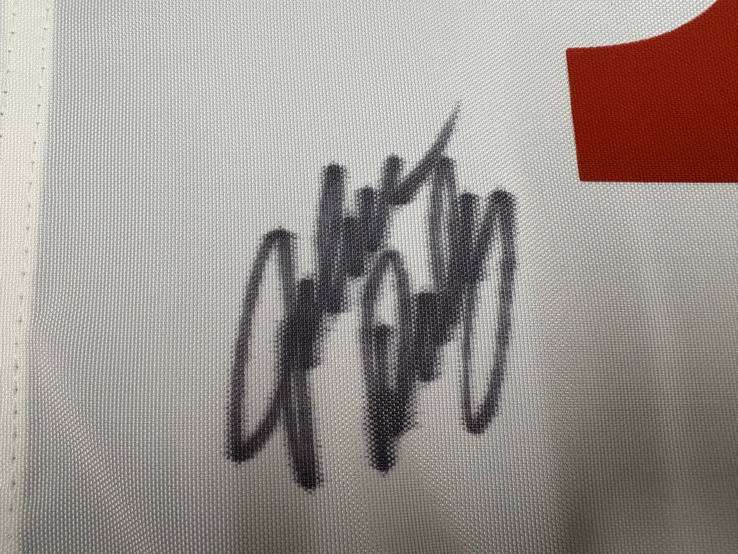 John Daly White 1995 The Open at St Andrews Signed Golf Flag with Dealer COA