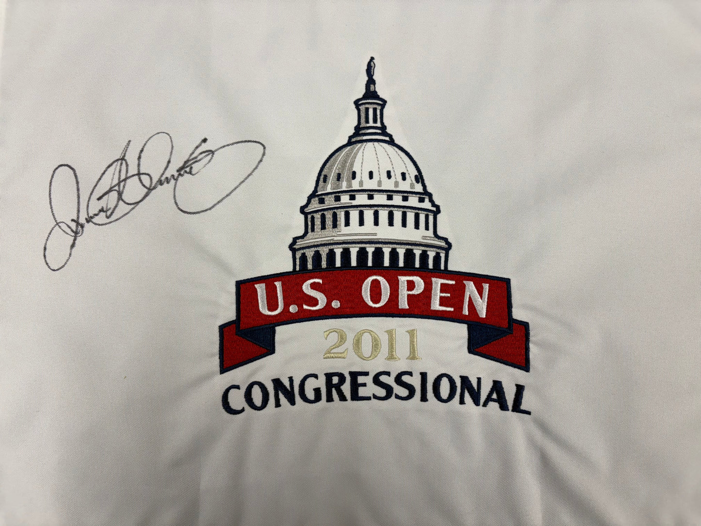 Rory McIlroy Winner Signed 2011 US Open at Congressional Embroided Golf Flag + Cert