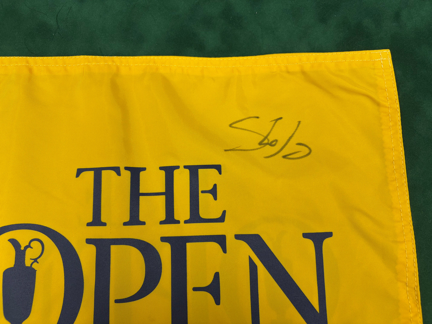 Shane Lowry Winner Signed 148th Open at Royal Portrush Course Used 5th Hole Golf Flag +Cert