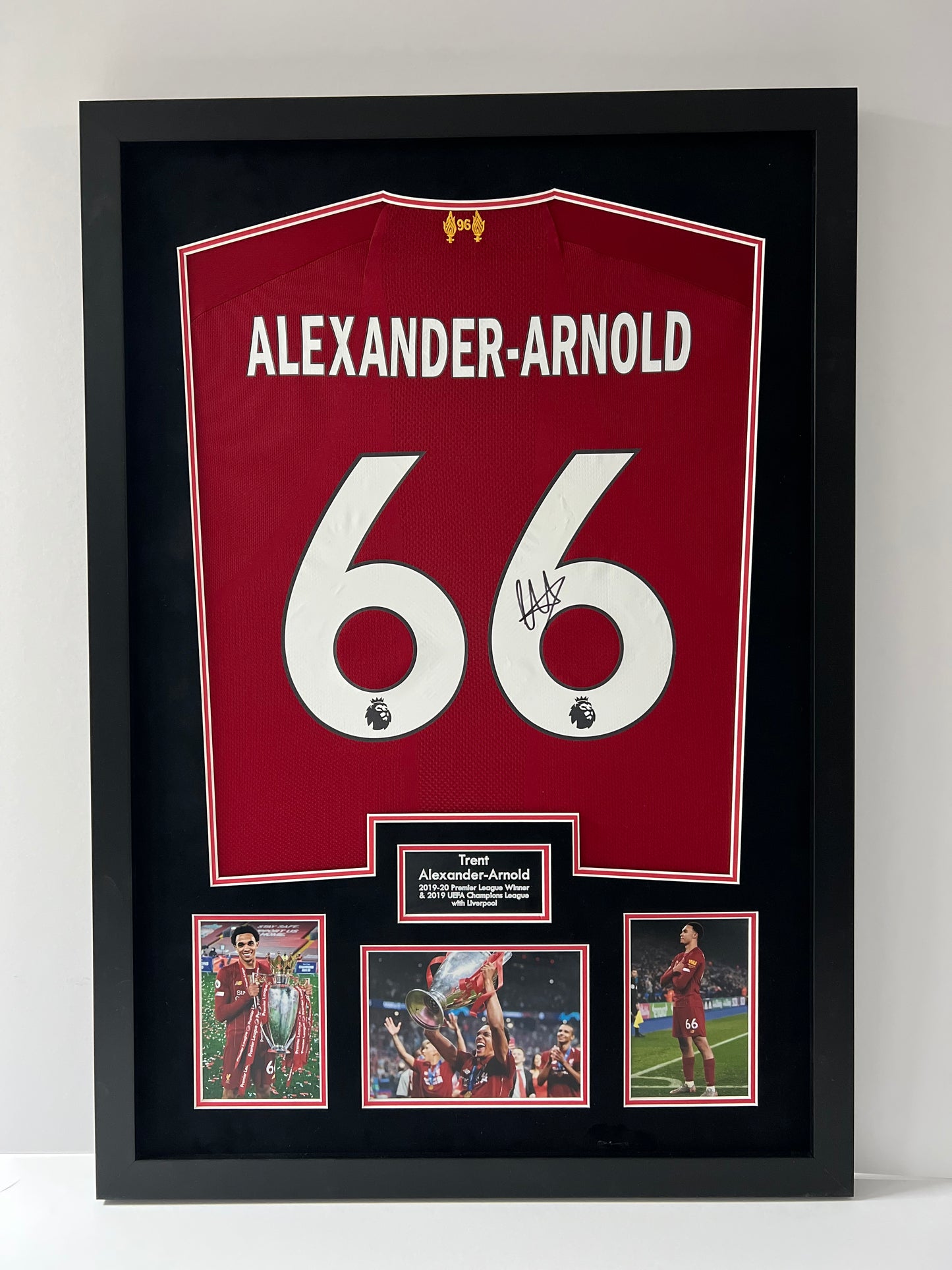 Trent Alexander-Arnold Signed & Framed Liverpool Shirt Display + Dealer COA