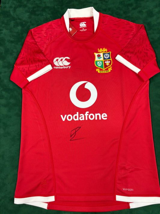 Toulon Player Dan Biggar Signed British & Irish Lions Rugby Union Shirt + Dealer COA
