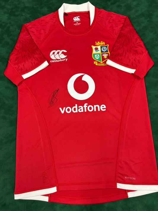 Toulon Player Dan Biggar Signed British & Irish Lions Rugby Union Shirt + Dealer COA