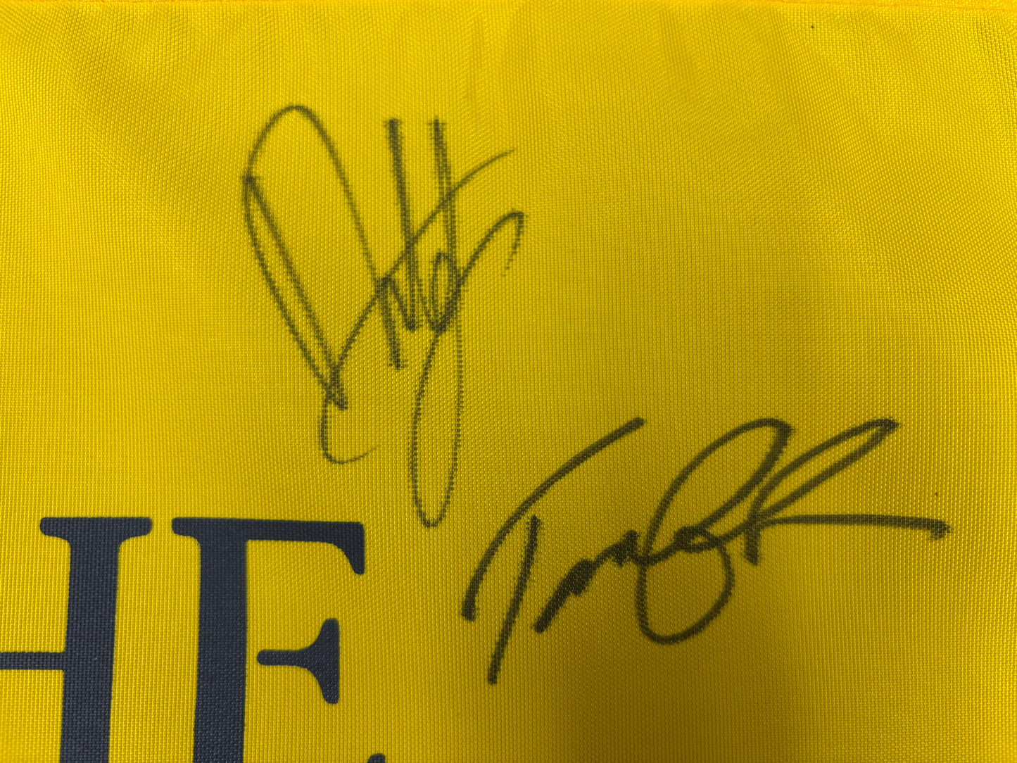 148th Open at Portrush Golf Flag Signed by 12 Champions (Harrington, Els) + Cert