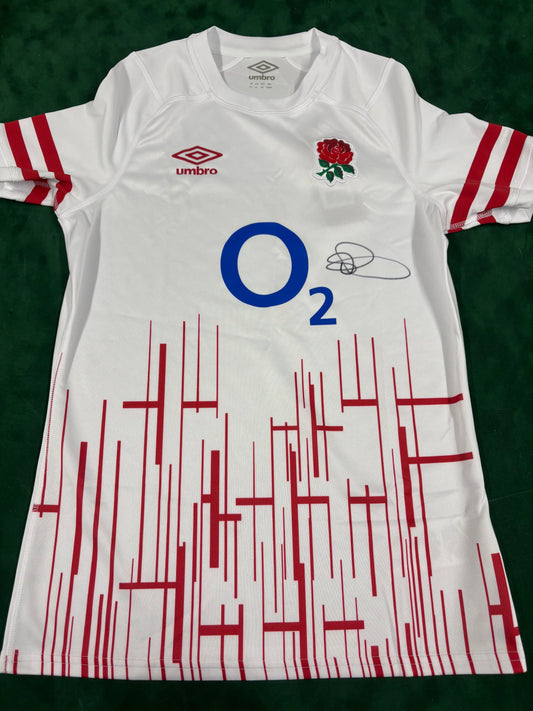 Saracens & England Rugby Union Player Elliott Daly Signed England Shirt + Dealer COA