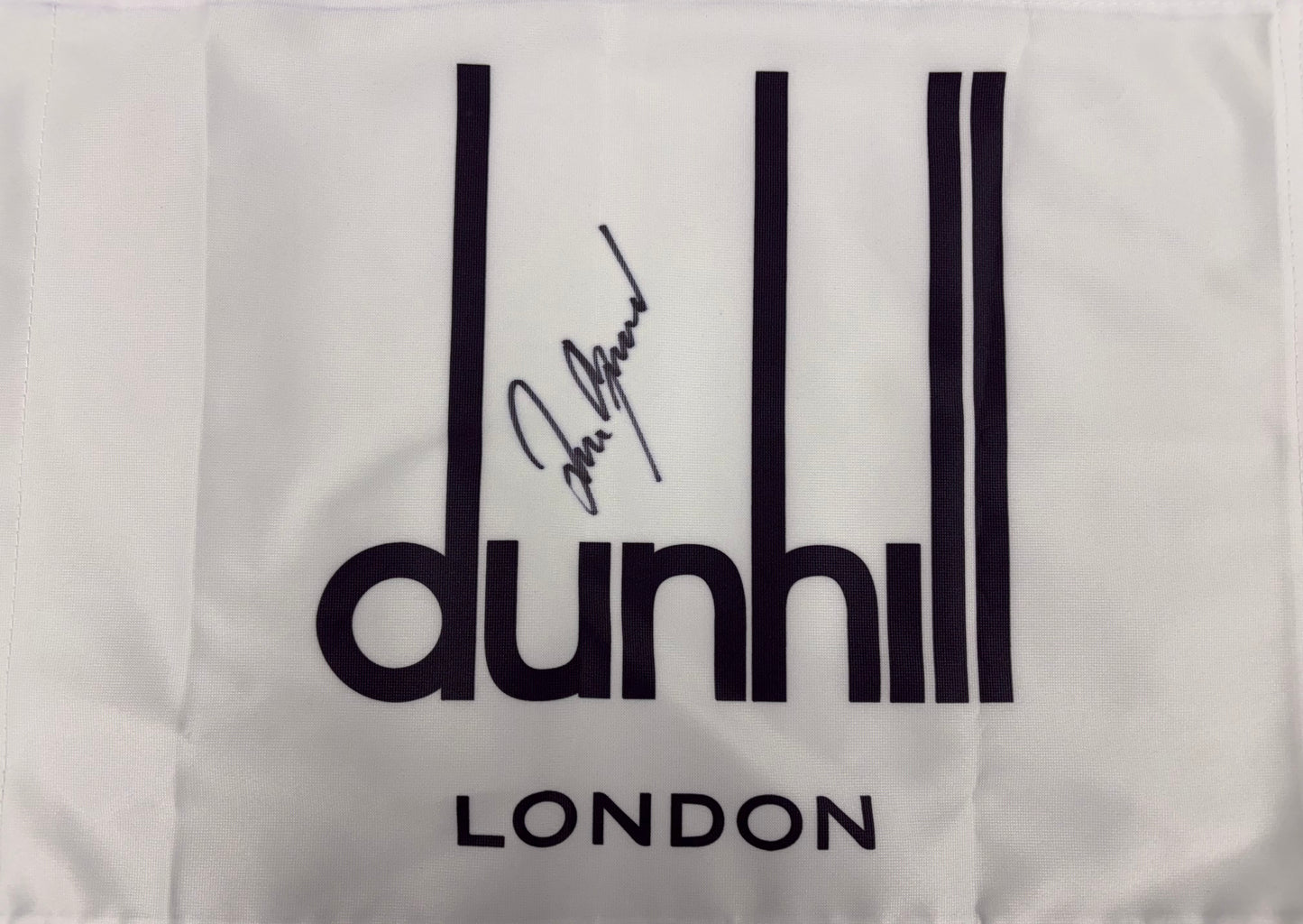 Lucas Bjerregaard 2018 Winner Signed Dunhill Links Course Used Golf Pin Flag + Dealer COA
