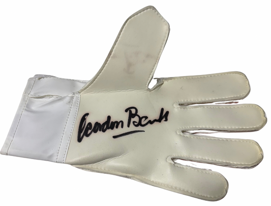 Gordon Banks- Leicester City FC Signed Puma evoPOWER Goalkeeper Glove with COA