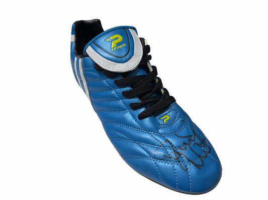 David Hirst- Sheffield Wednesday Legend- Signed Blue Patrick Football Boot with COA