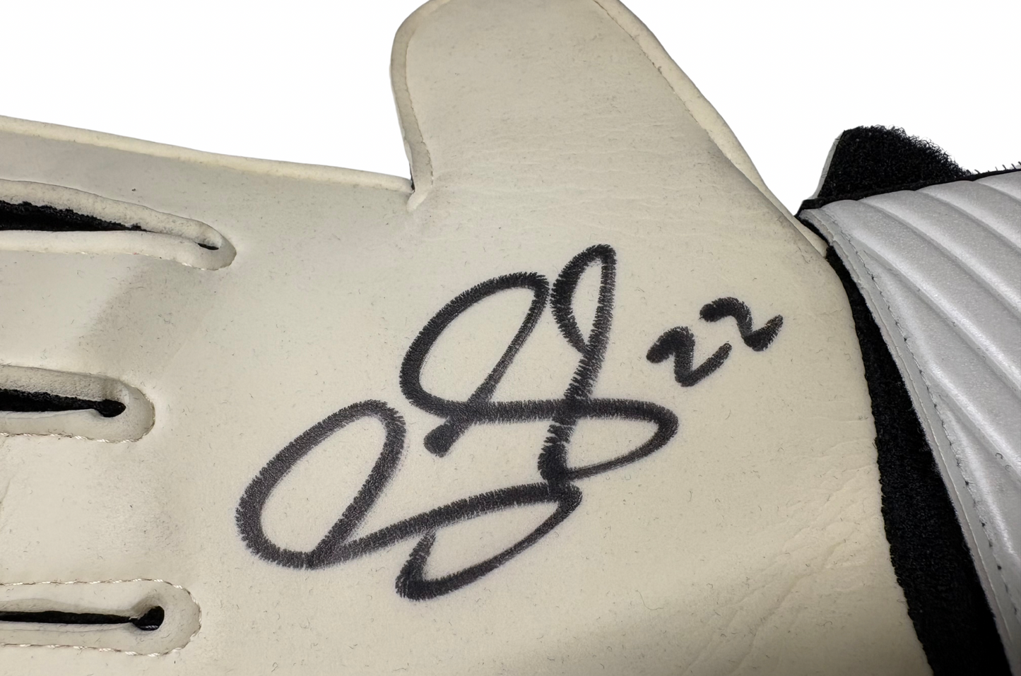 Jussi Jääskeläinen Bolton Wanderers Fan Favourite- Signed Black & White Umbro Goalkeeper Glove with COA