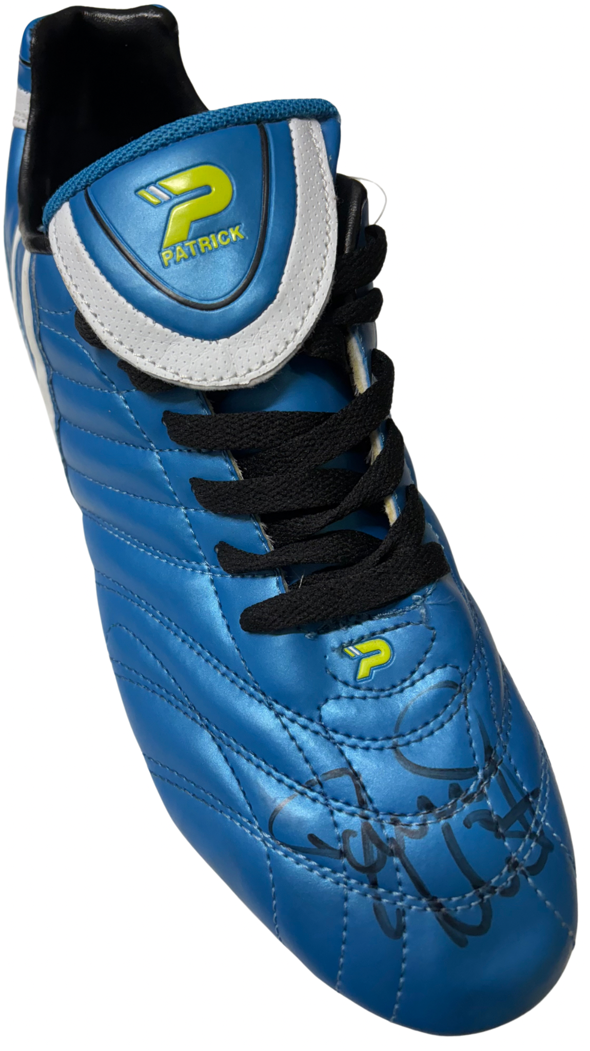 David Hirst- Sheffield Wednesday Legend- Signed Blue Patrick Football Boot with COA