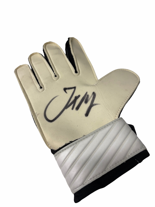 Joe Hart- Manchester City & England Legend Signed Black & White Umbro Goalkeeper Glove with COA