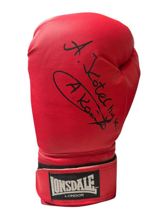 Ukrainian Boxer Andreas Kotelnik Signed Lonsdale Boxing Glove with COA