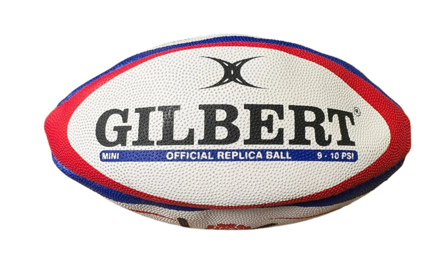 England Rugby Legend & TV Pundit Lawrence Dallaglio Signed Mini Rugby Ball + Cert