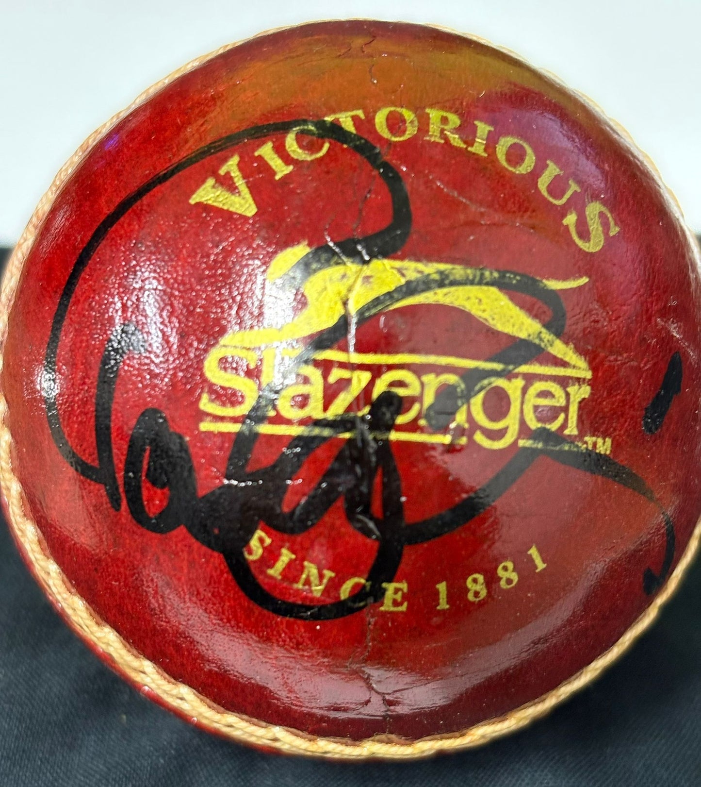 Pat Cummins Australian Cricketer Signed Red Cricket Ball + Dealer COA