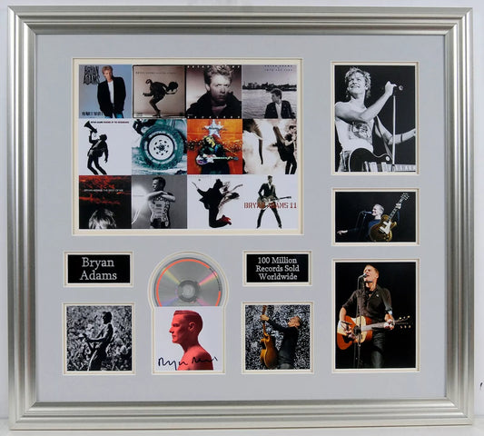 Bryan Adams Signed & Framed CD Album Display with COA