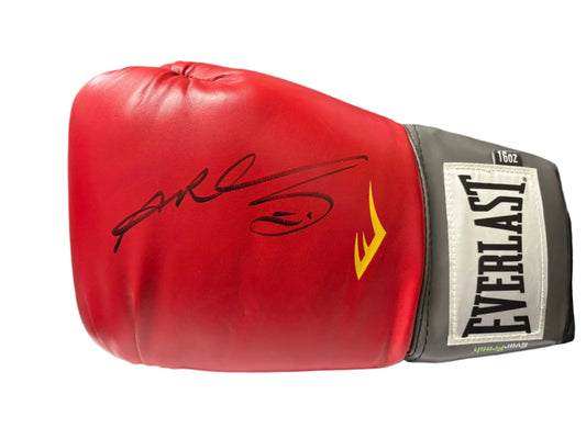 The GOAT of Boxing Sugar Ray Leonard Signed Everlast Boxing Glove + Cert