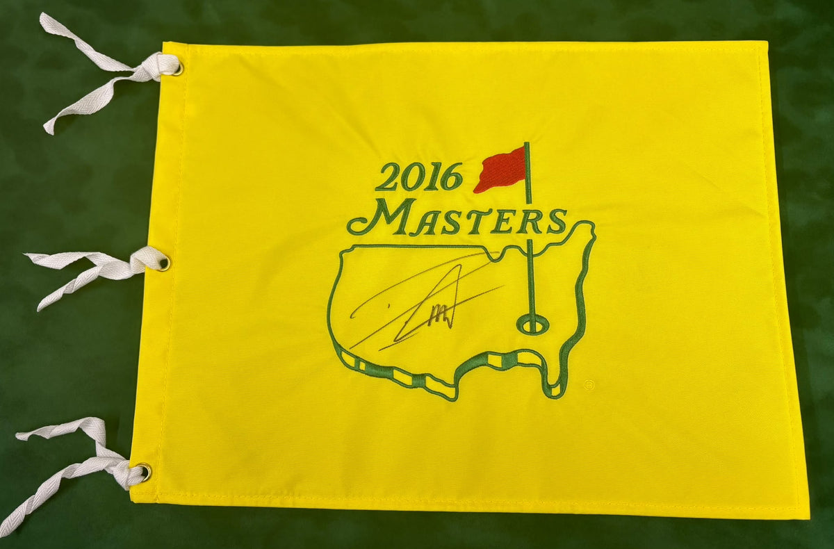 Danny Willett European Tour Golfer & 2016 Masters Champion Signed Pin Flag + Cert