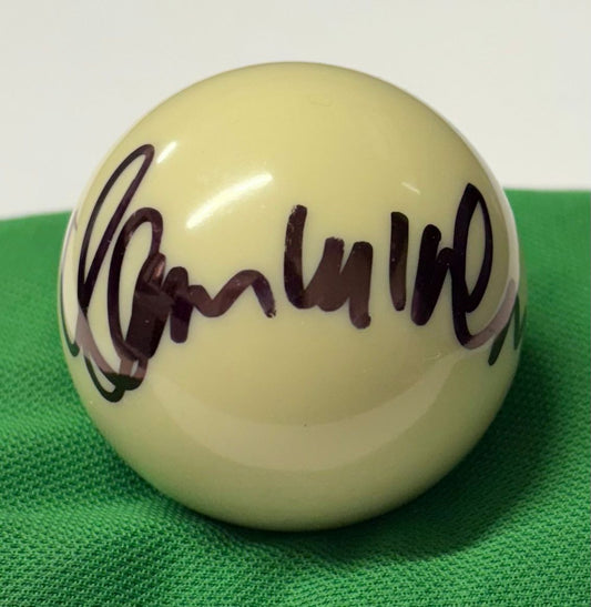 Alan McManus Two-Time Ranking Event Winner Signed WHITE Snooker Ball + Cert