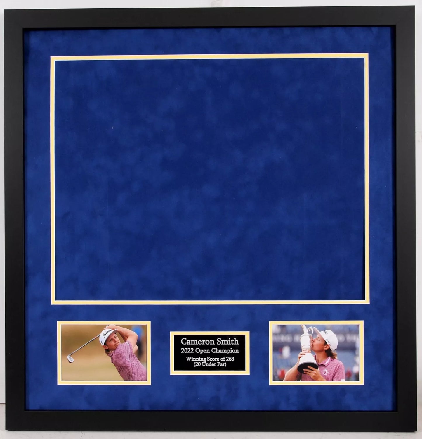 Premium Frame Kit - 2022 Open at St Andrews Golf Flag (Cam Smith Won)
