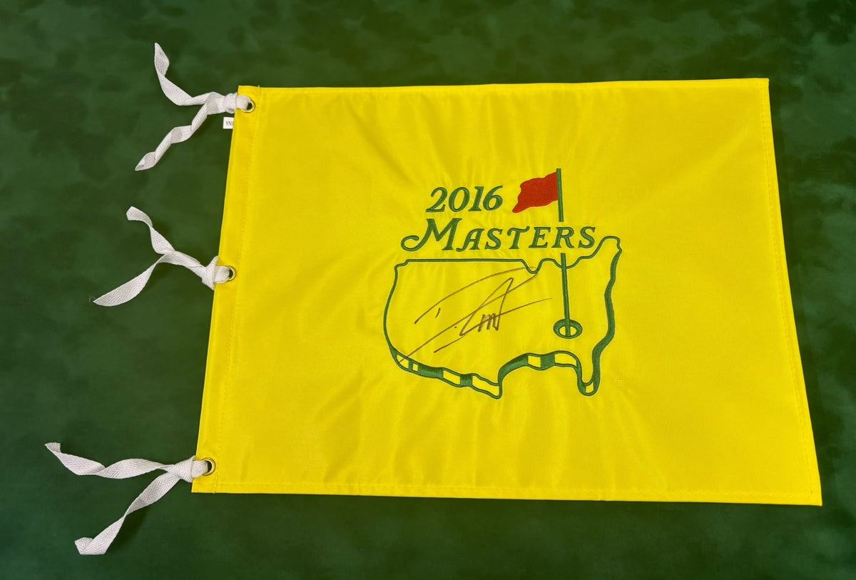 Danny Willett European Tour Golfer & 2016 Masters Champion Signed Pin Flag + COA