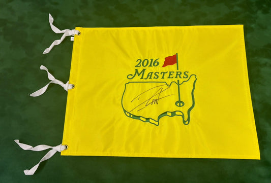 Danny Willett European Tour Golfer & 2016 Masters Champion Signed Pin Flag + COA