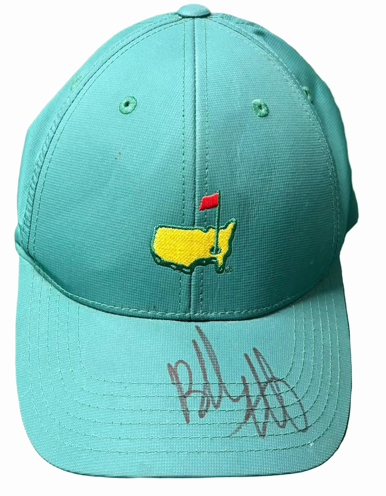 Masters Golf Cap Signed by Two-Time Champion Bubba Watson + Dealer COA