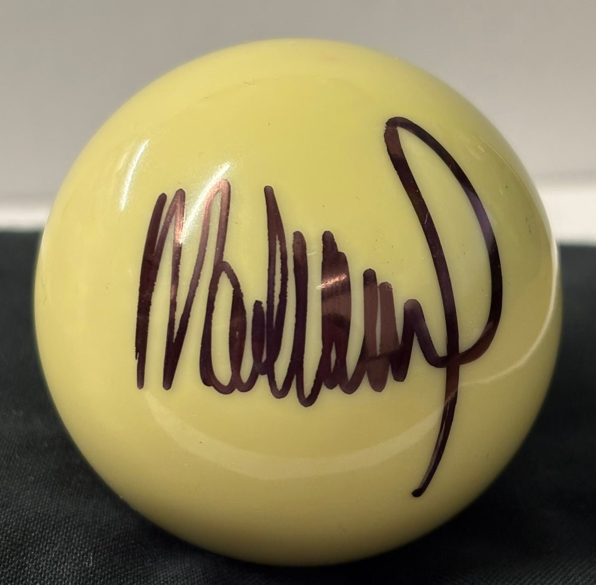 Mark Williams Three-Time World Snooker Champion Signed White Snooker Ball + COA