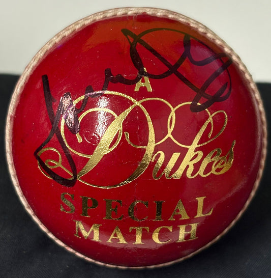 Jimmy Anderson England Cricketer & GOAT Bowler Signed Red Cricket Ball + Cert